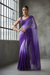 Sangeeta ombre georgette sarees laaki