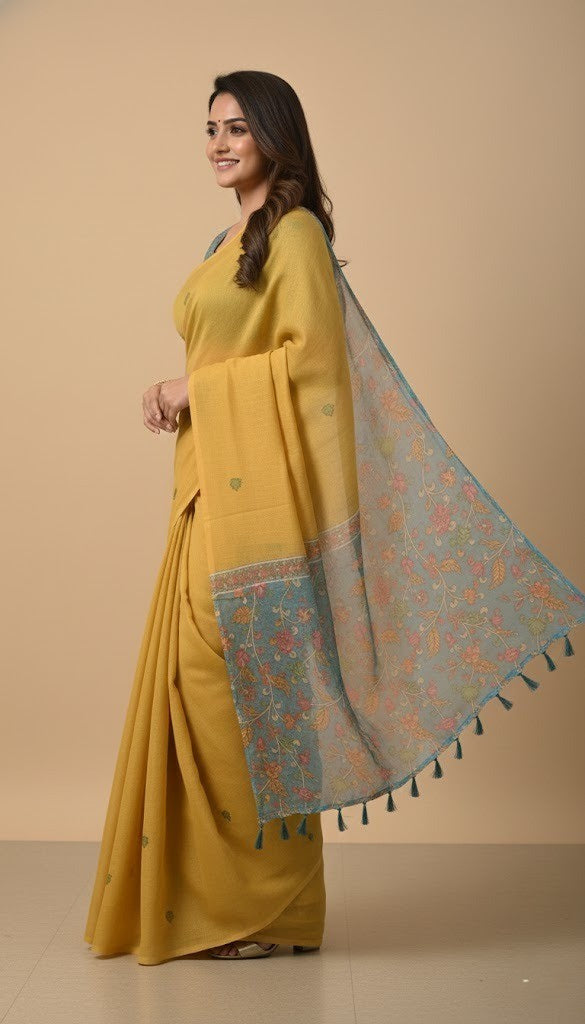 Mounika Lenin Saree laaki