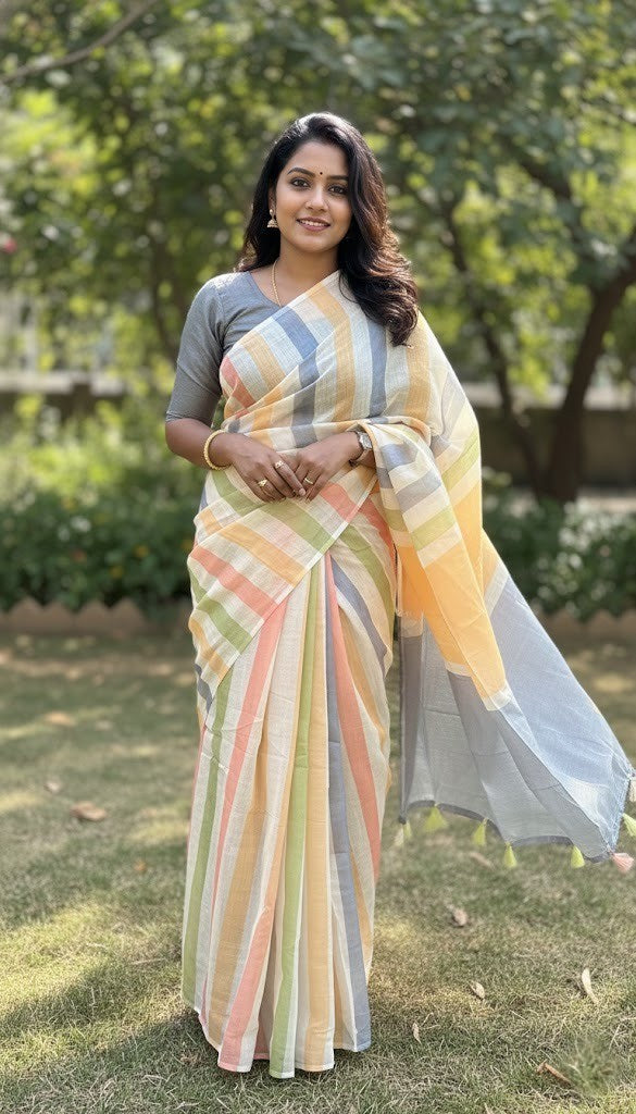 Kushitha Lenin Saree laaki