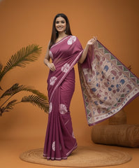 Pranavi Lenin Saree laaki