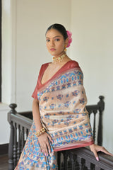 Lavanya Muga Saree laaki
