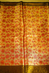 Chandana kanjivaram silk saree laaki
