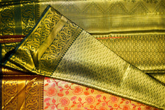 Chandana kanjivaram silk saree laaki