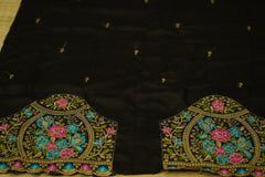 RAJITHA CRINKLED CRAPE SILK laaki