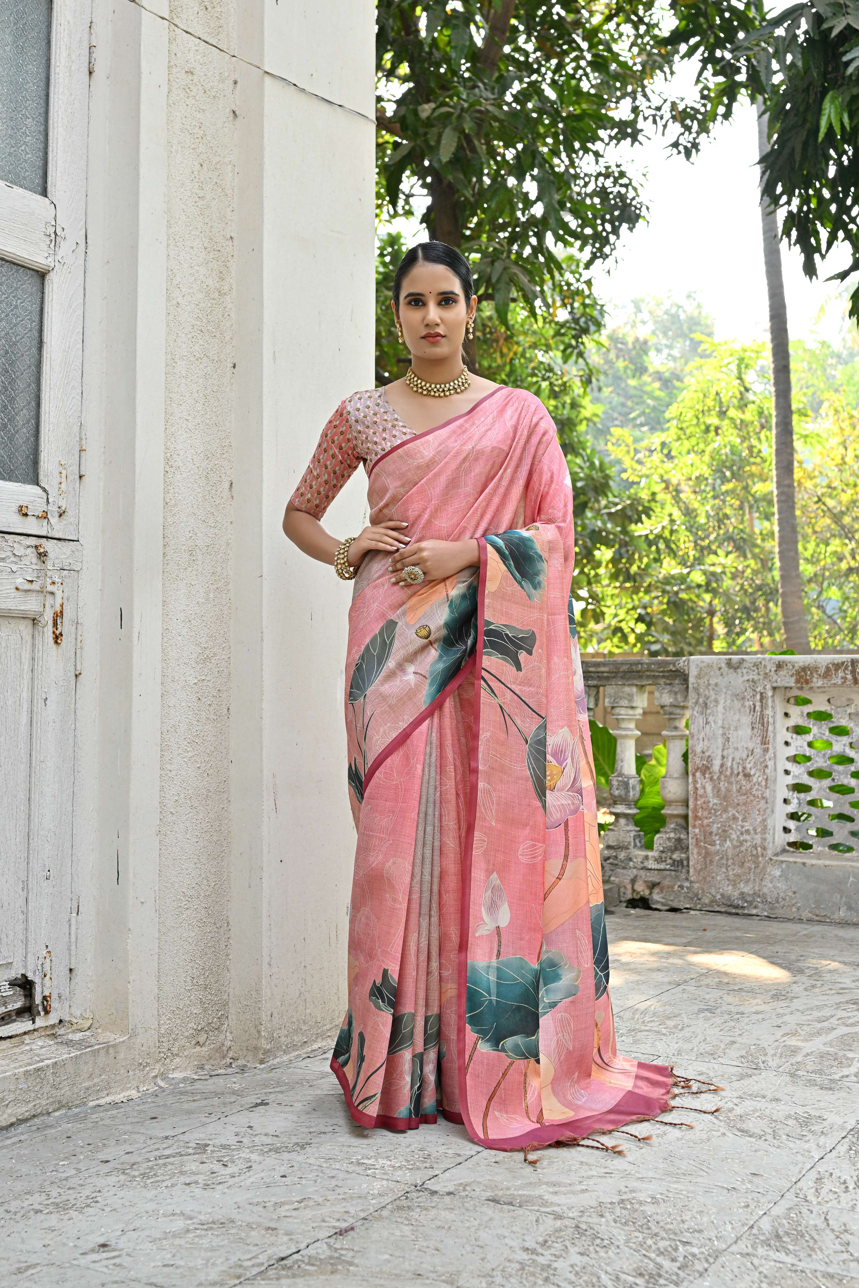 Ruchika Raw Silk Saree laaki