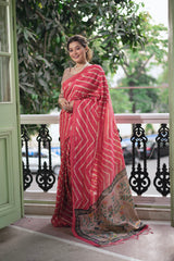 Revathi Chanderi Silk Saree laaki