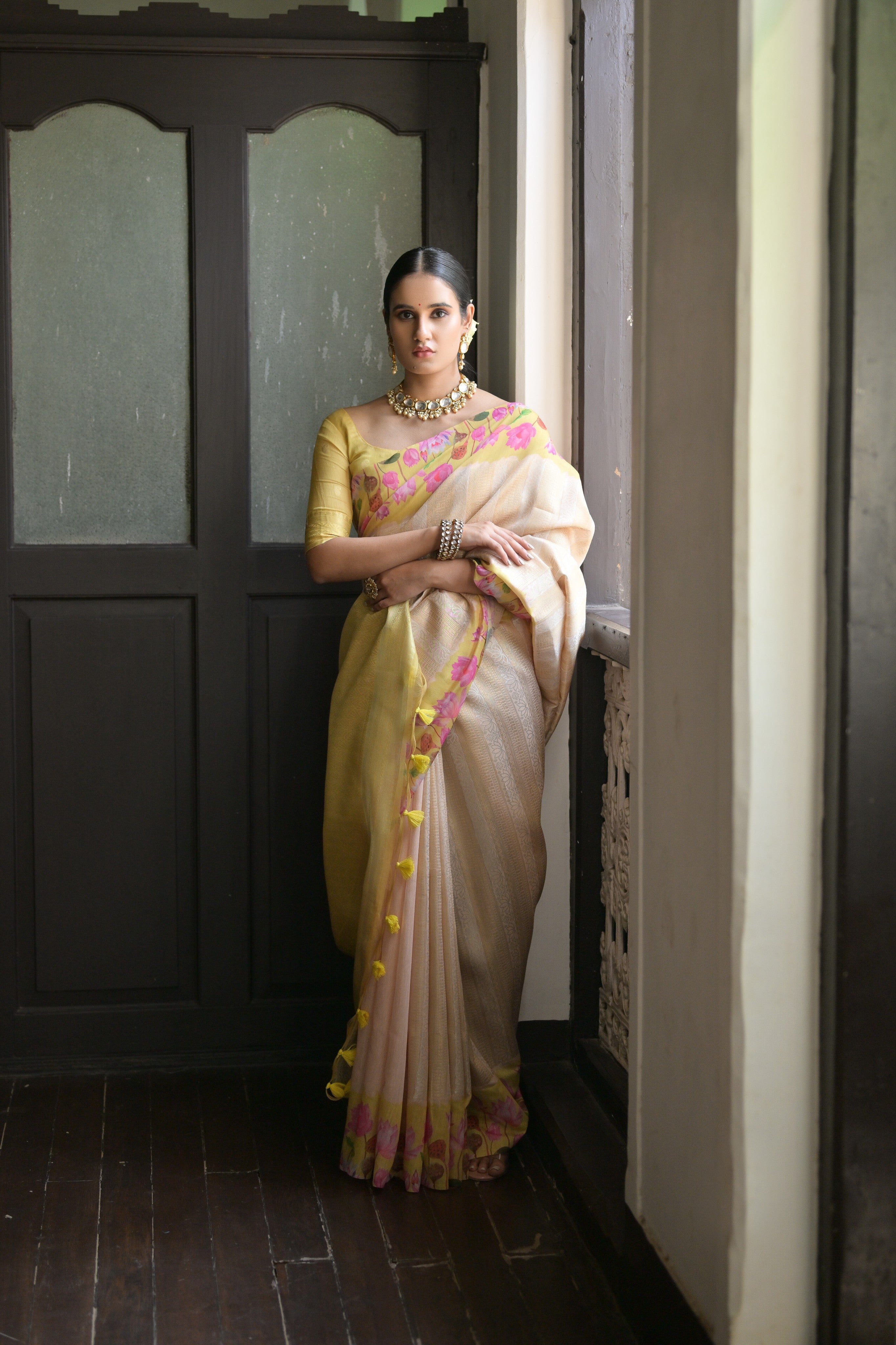 Tharani Tussur Silk Saree laaki