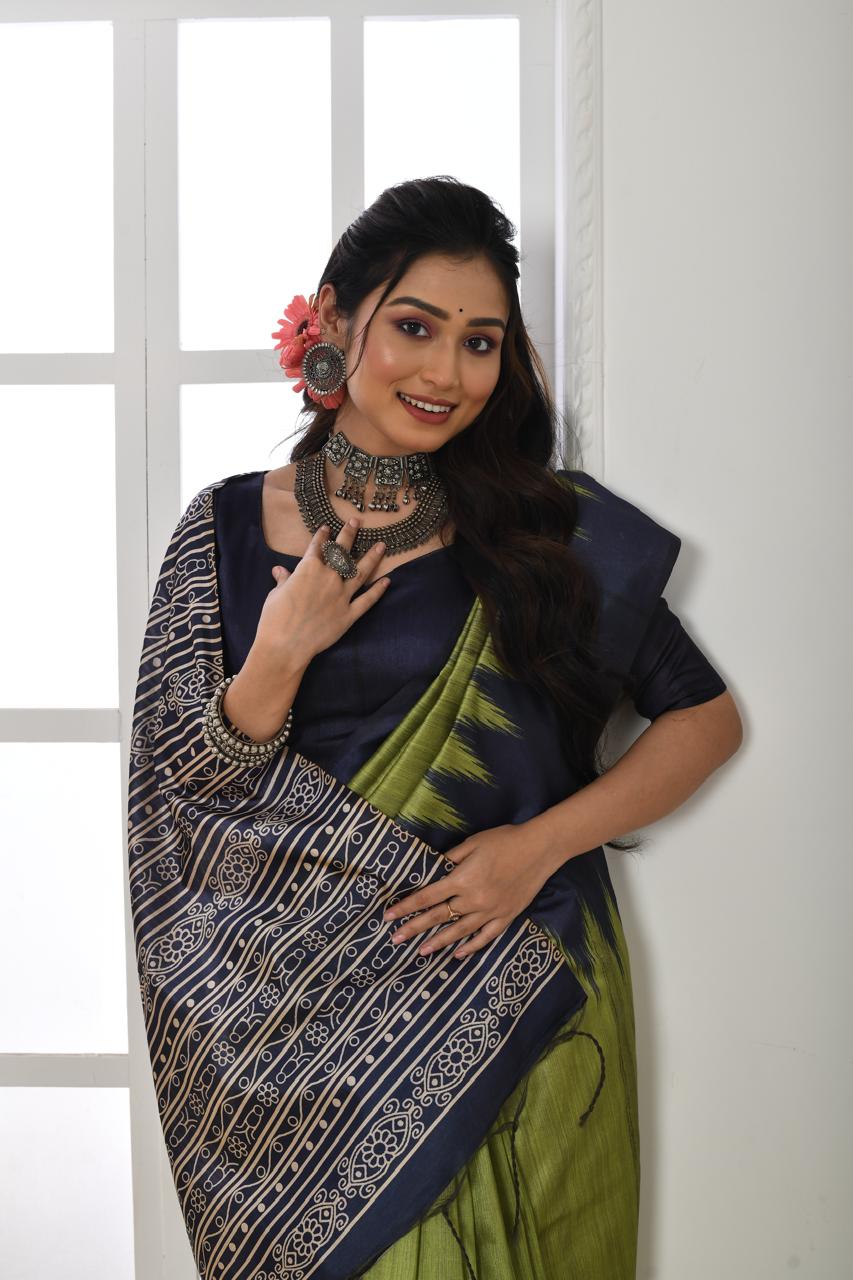 Rachana ikat saree laaki