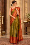 Soma Green Dharmavaram Saree
