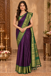 Ameeta Blue Kanjivaram Saree