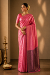 Bhanu Kanjivaram Pink Saree