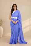 Jessi Blue Khadi Saree