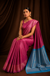 Jiyana Kanjivaram Pink Saree