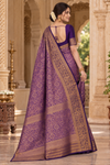 Saina Blue Dharmavaram Saree