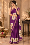 Mery Blue Silk Saree