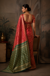 Imat Kanjivaram Red Saree