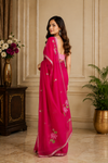 Raasi Red Khadi Saree