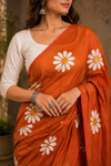 Divya Brown Khadi Saree