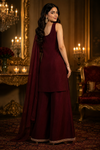 Loria Wine Sharara Set