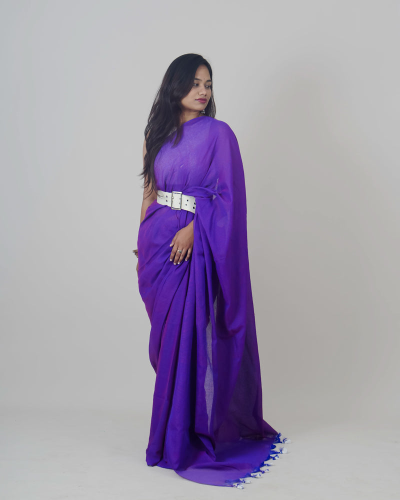 Jessi Violet Khadi Saree