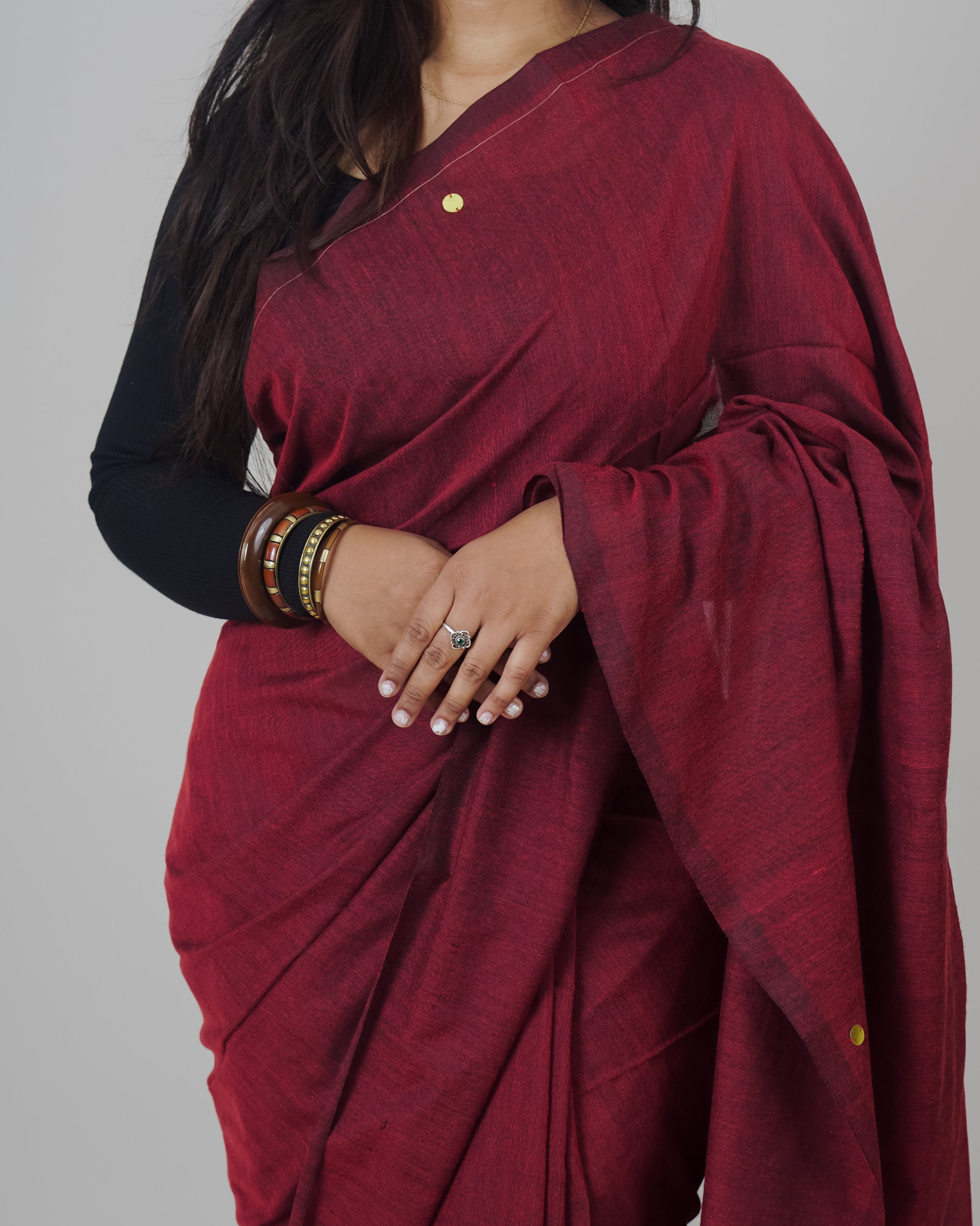 USHA MAROON KHADI