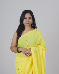 USHA YELLOW KHADI