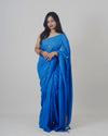 Usha Blue Khadi Saree
