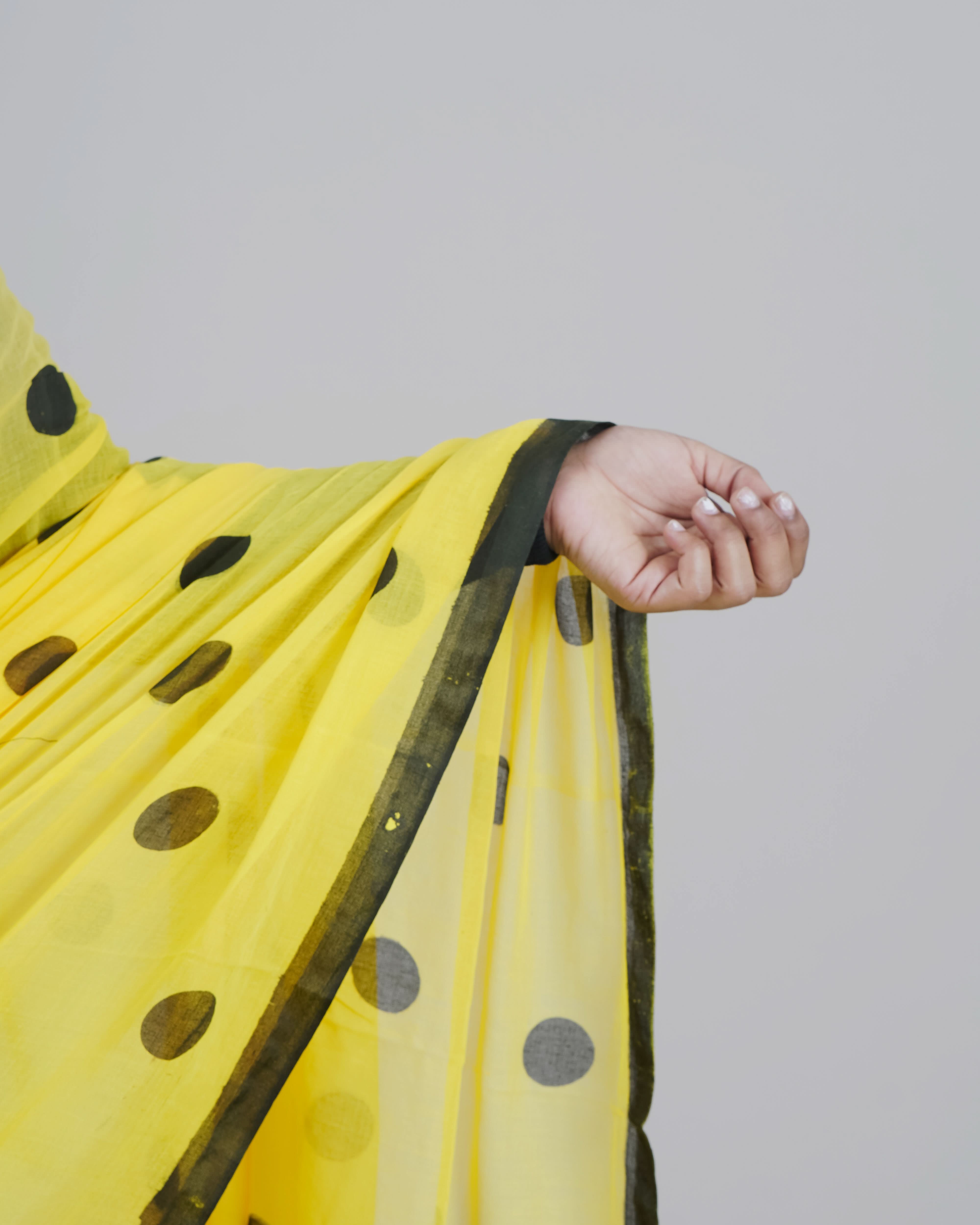 Seersha Yellow Khadi Saree