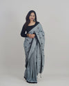 Sana Grey Khadi Saree