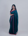 Sana Blue Khadi Saree