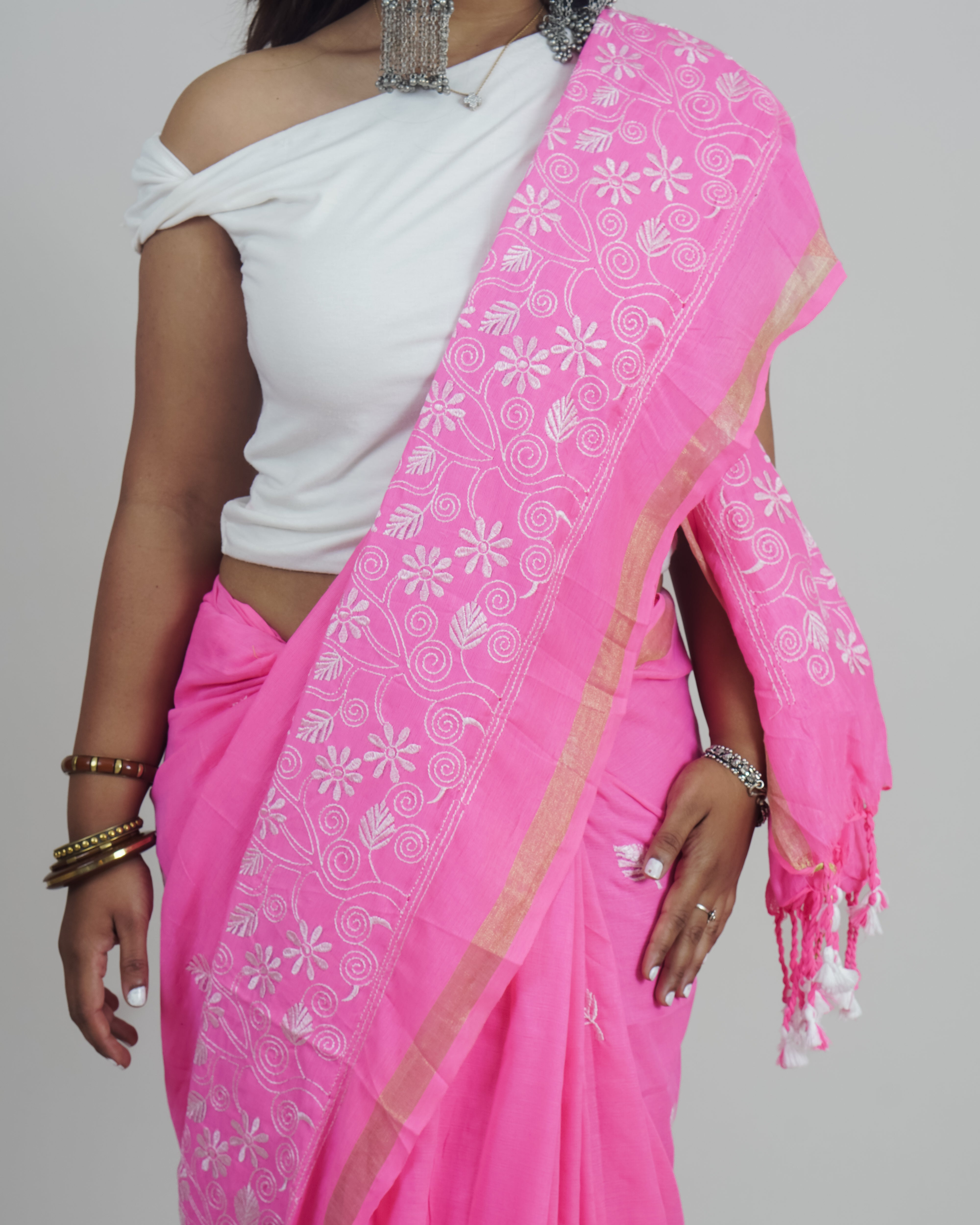 TISHA PINK KHADI