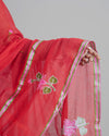 Raasi Red Khadi Saree