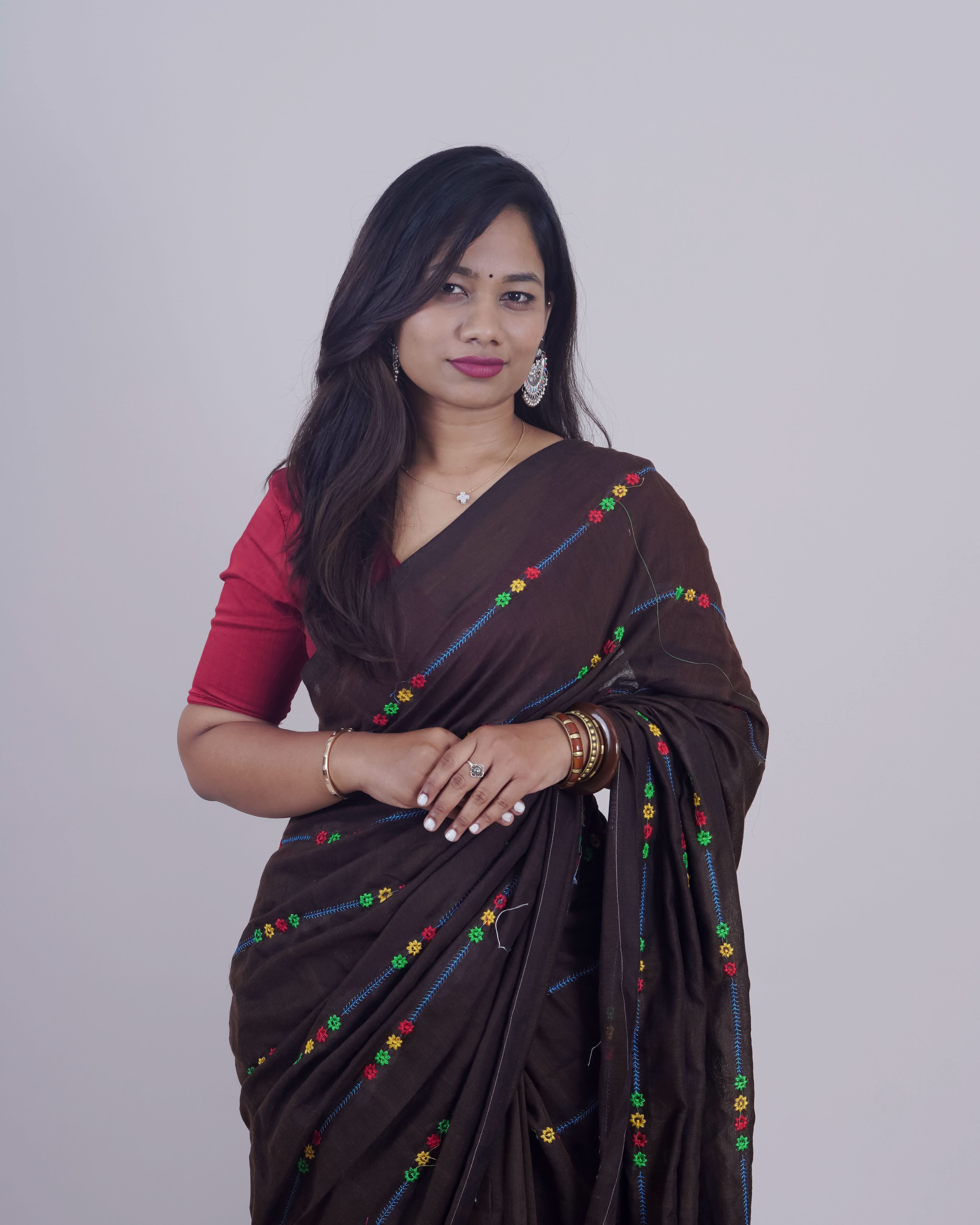 Saranya Khadi Saree