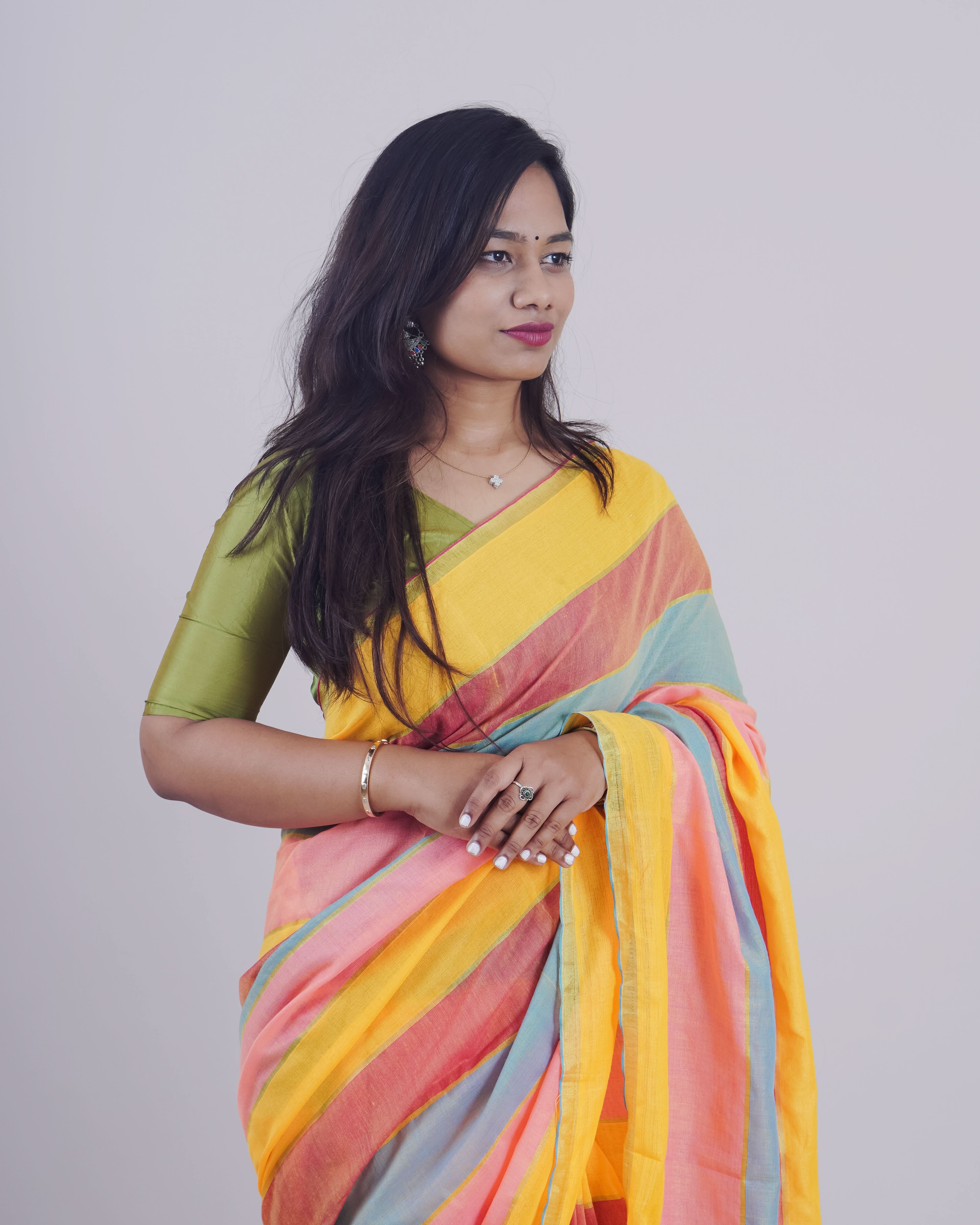 Bhumi Khadi Saree