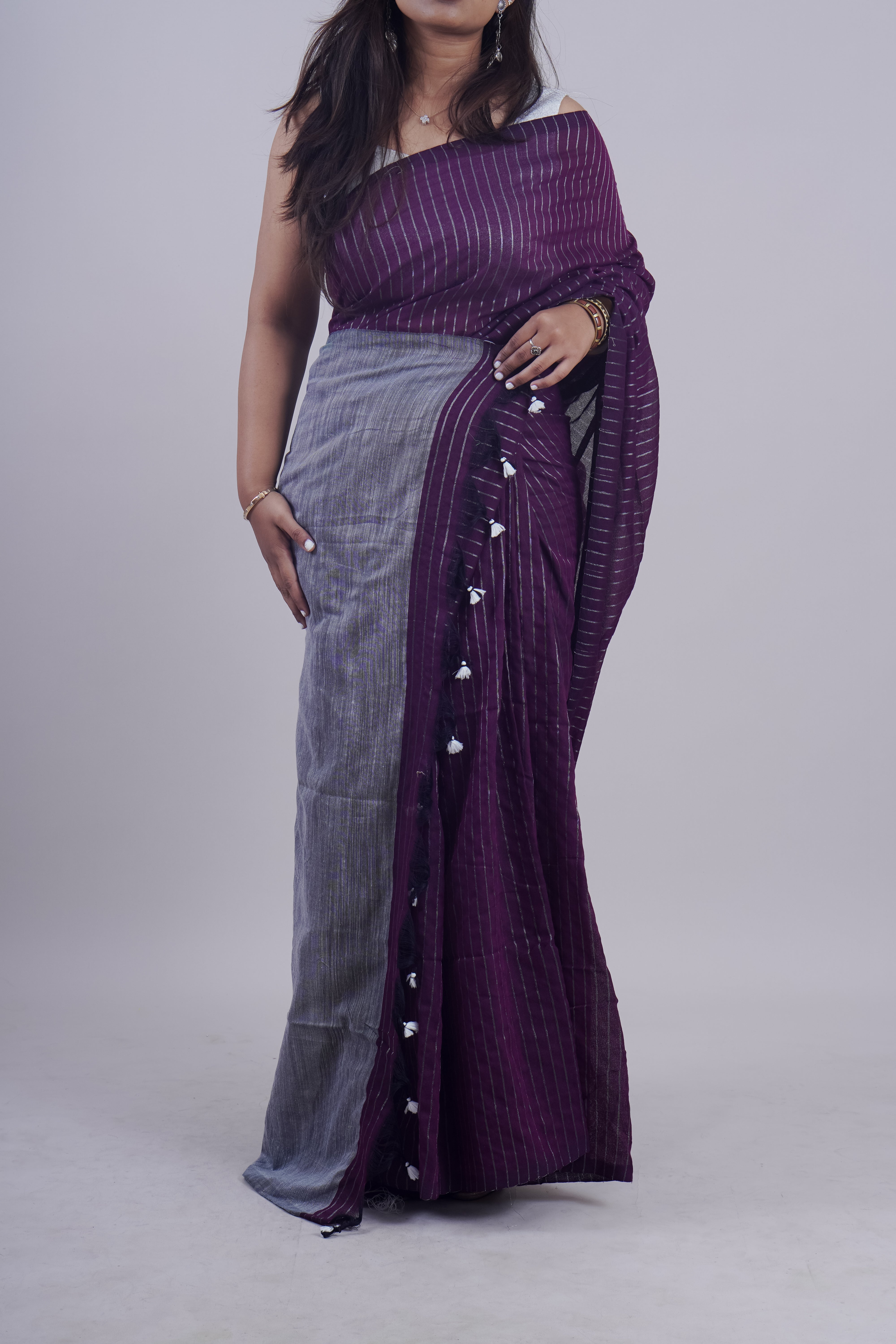 DHARANI MAROON KHADI