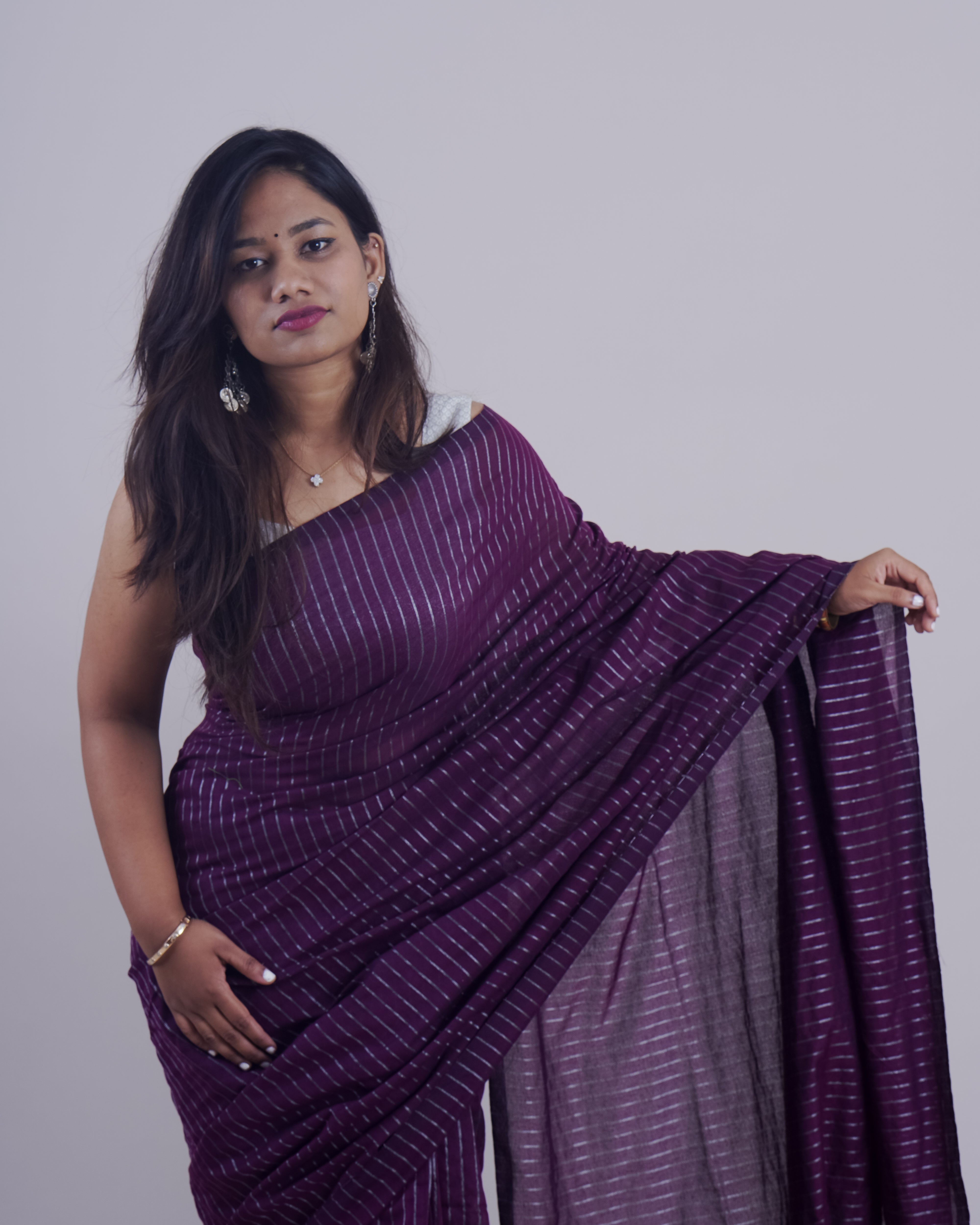 DHARANI MAROON KHADI