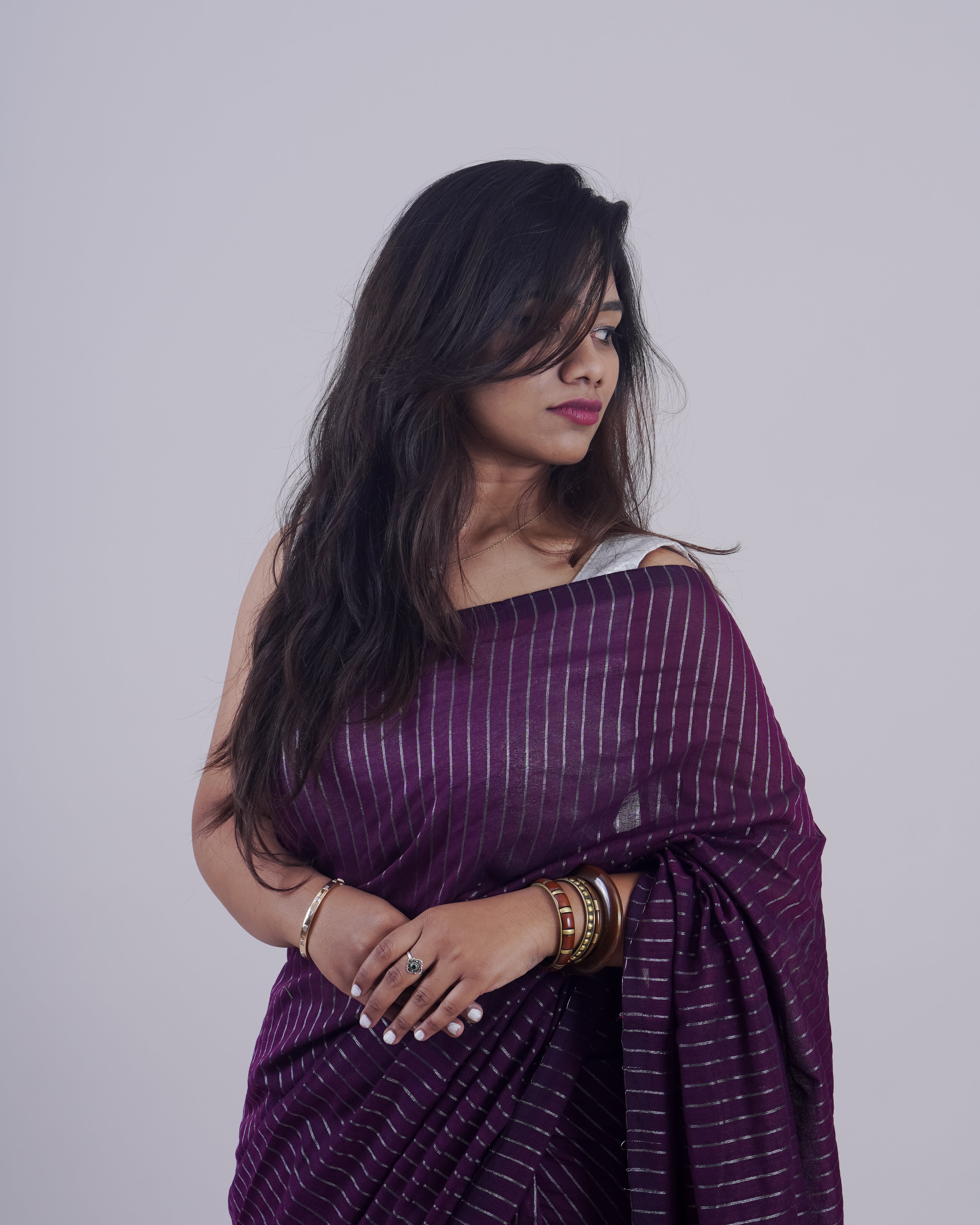 DHARANI MAROON KHADI