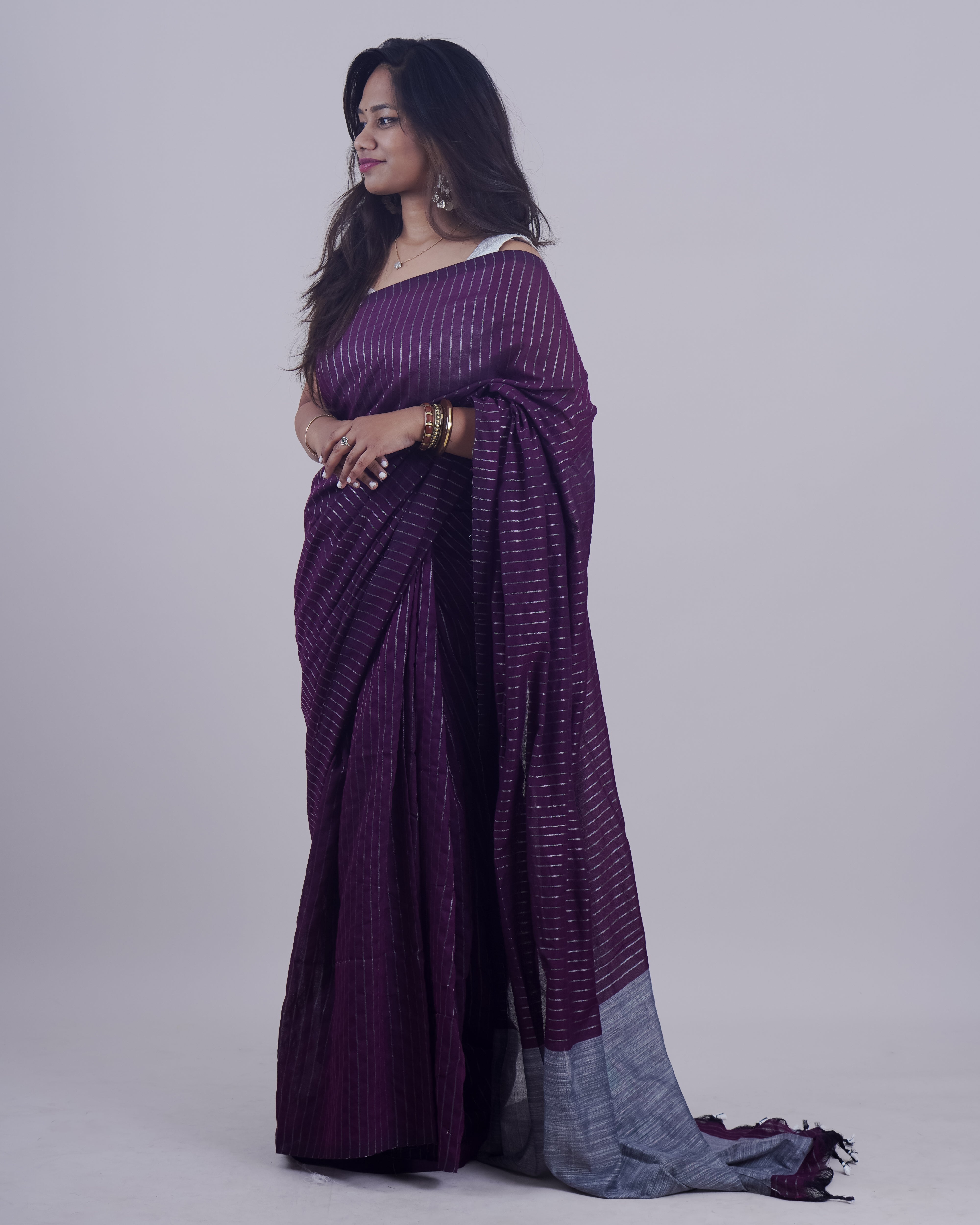 DHARANI MAROON KHADI