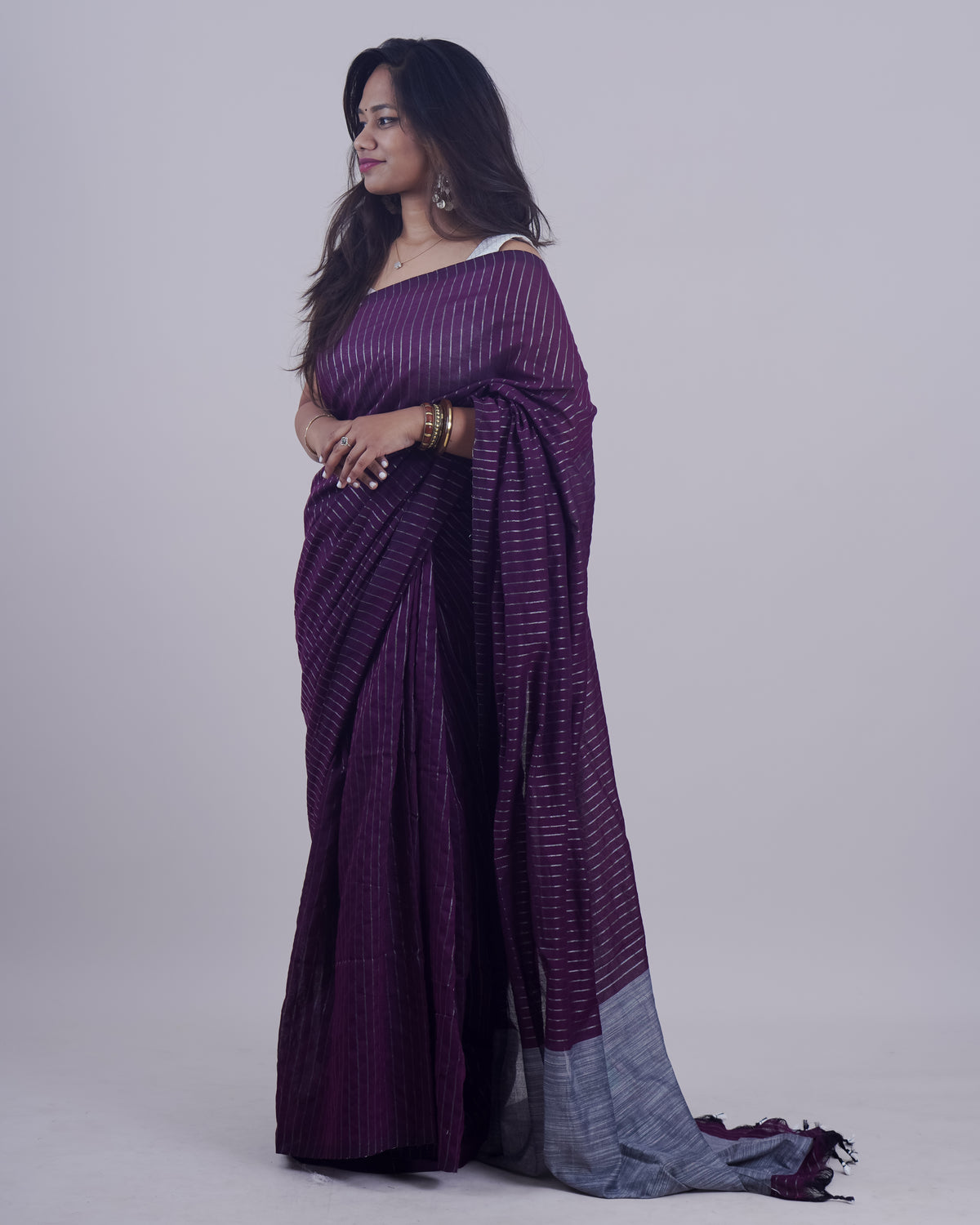 DHARANI MAROON KHADI