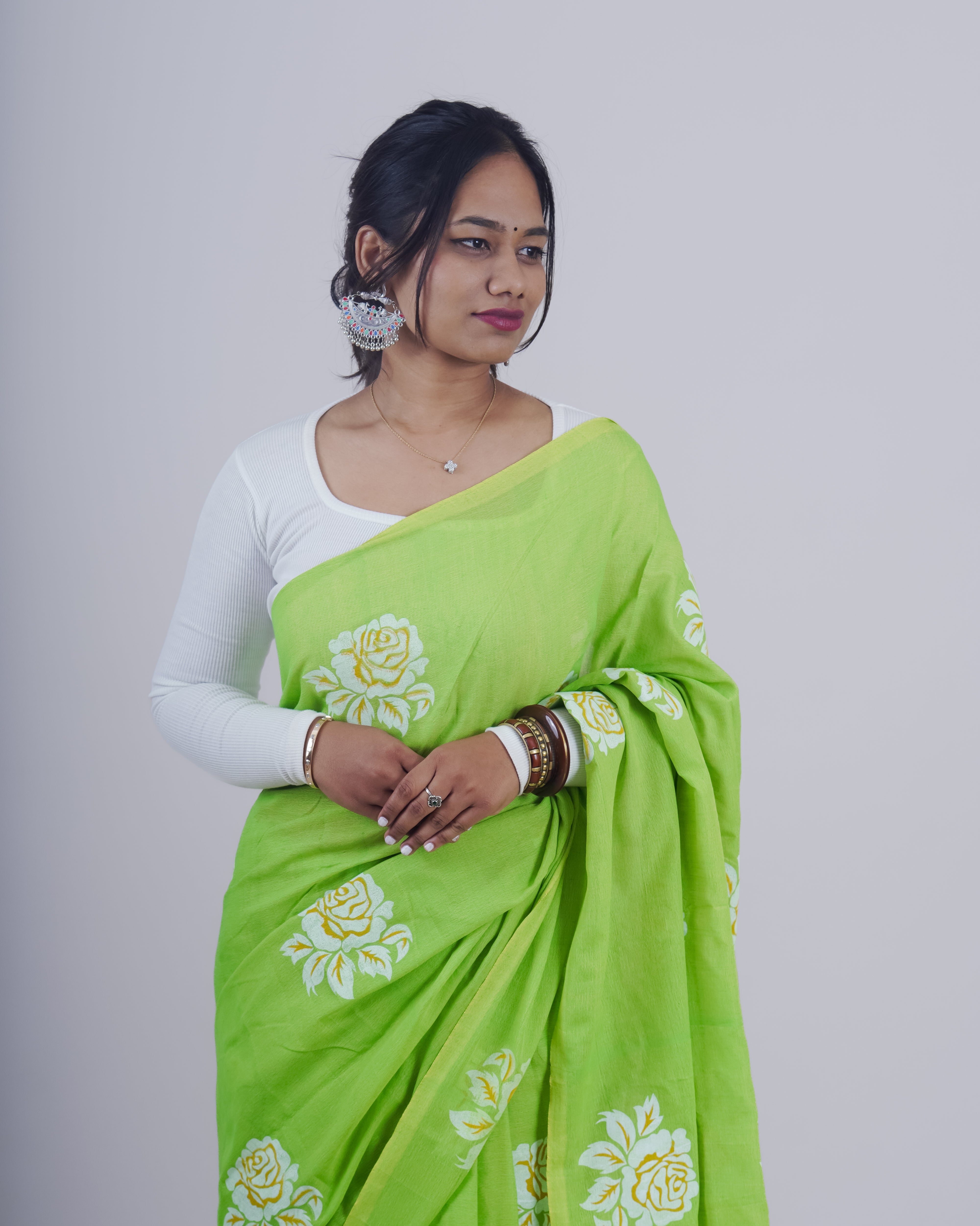 JANANI PARROTGREEN KHADI