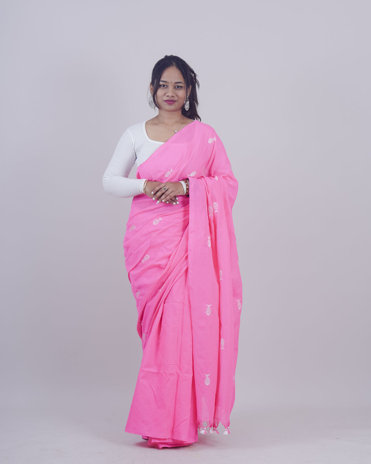 SAKHI PINK KHADI