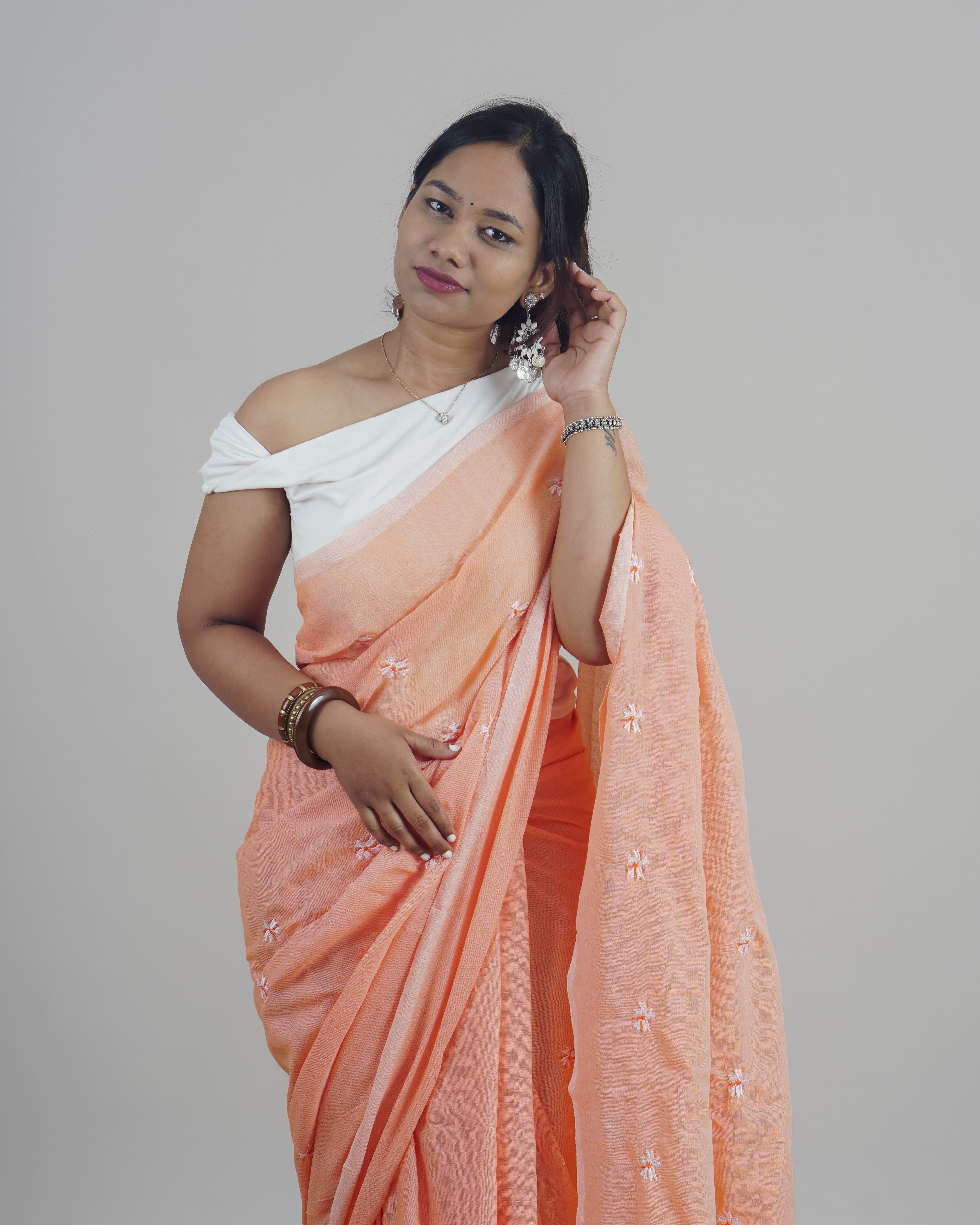 ANANYA PEACH KHADI