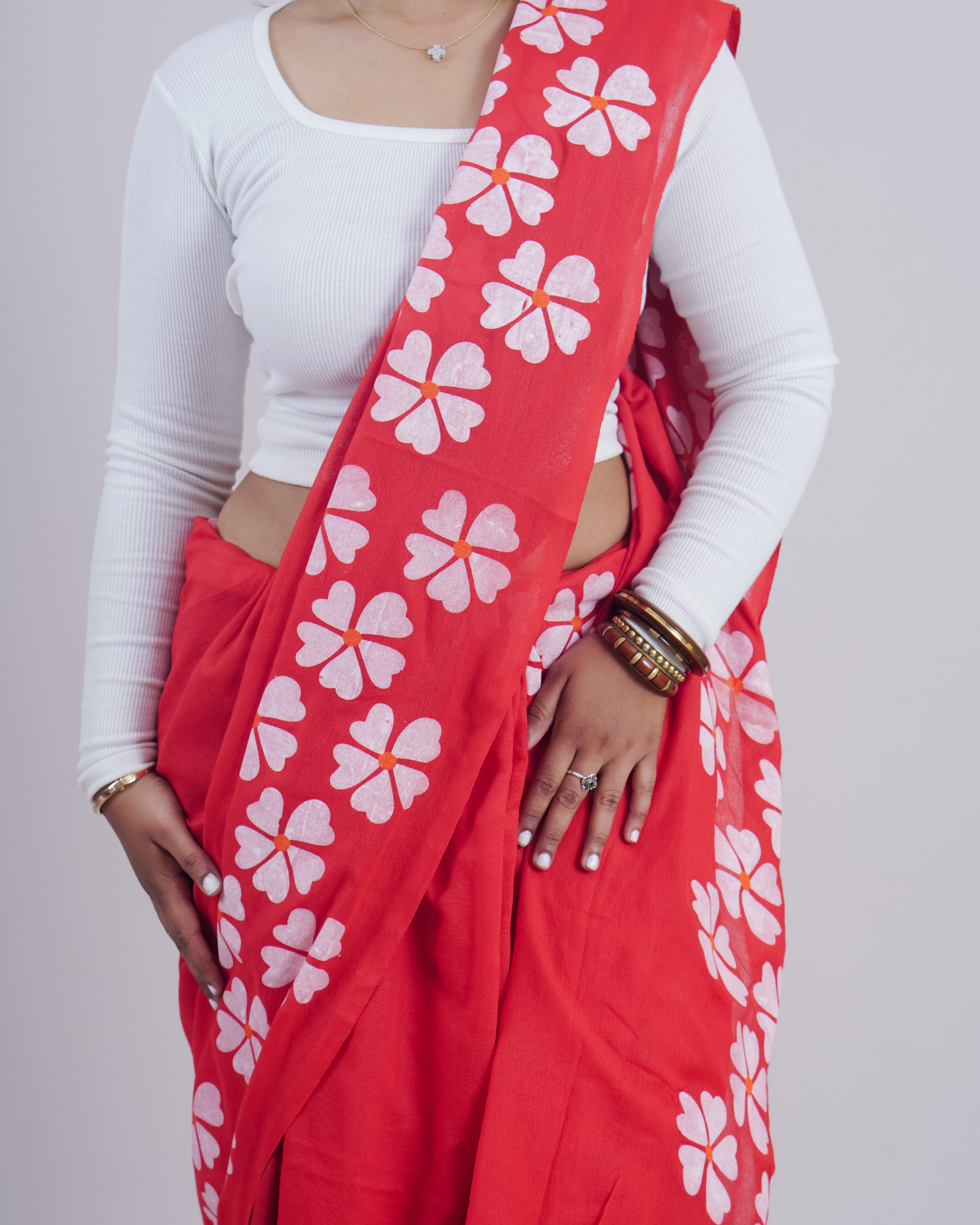 DIVYA RED KHADI