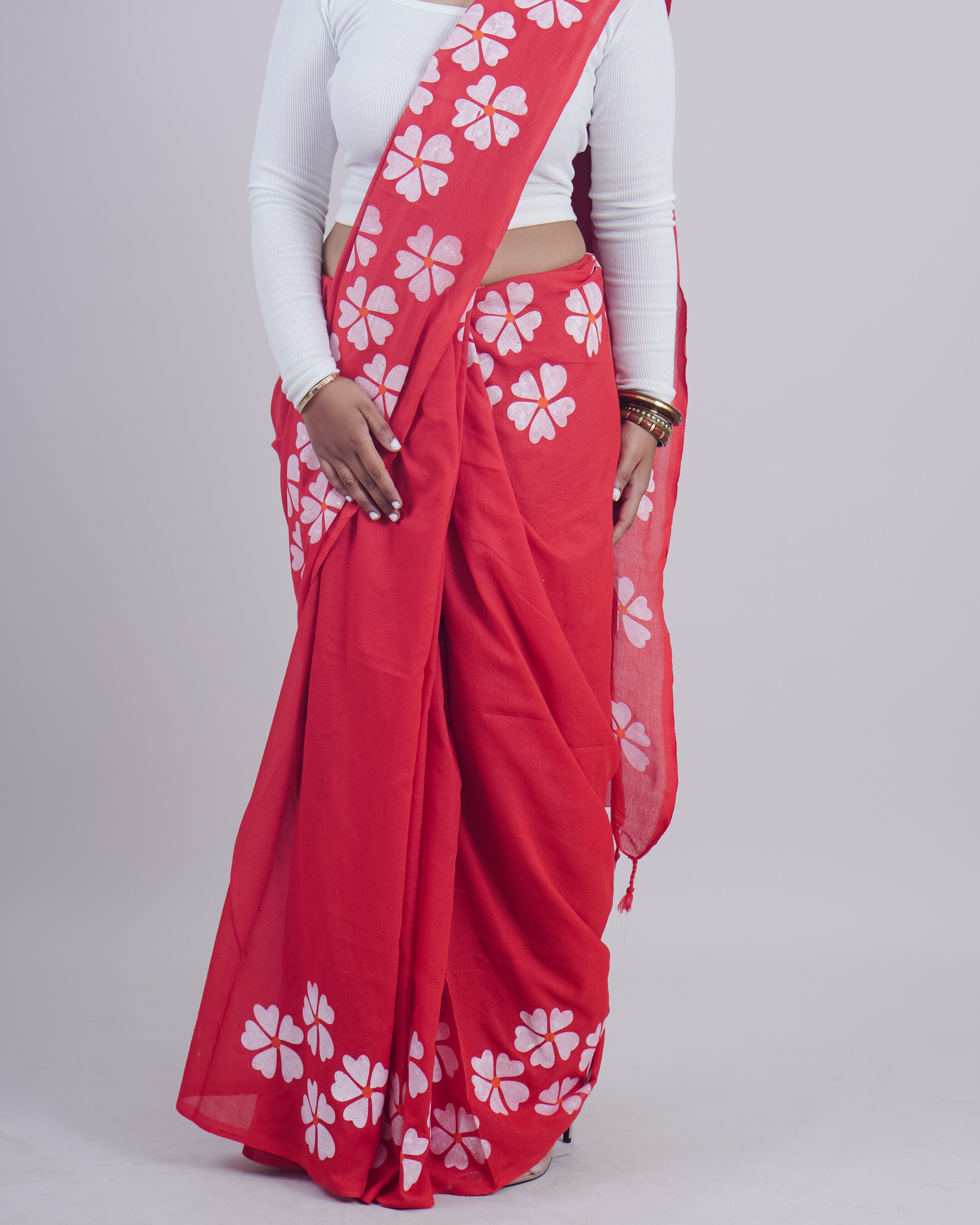 DIVYA RED KHADI