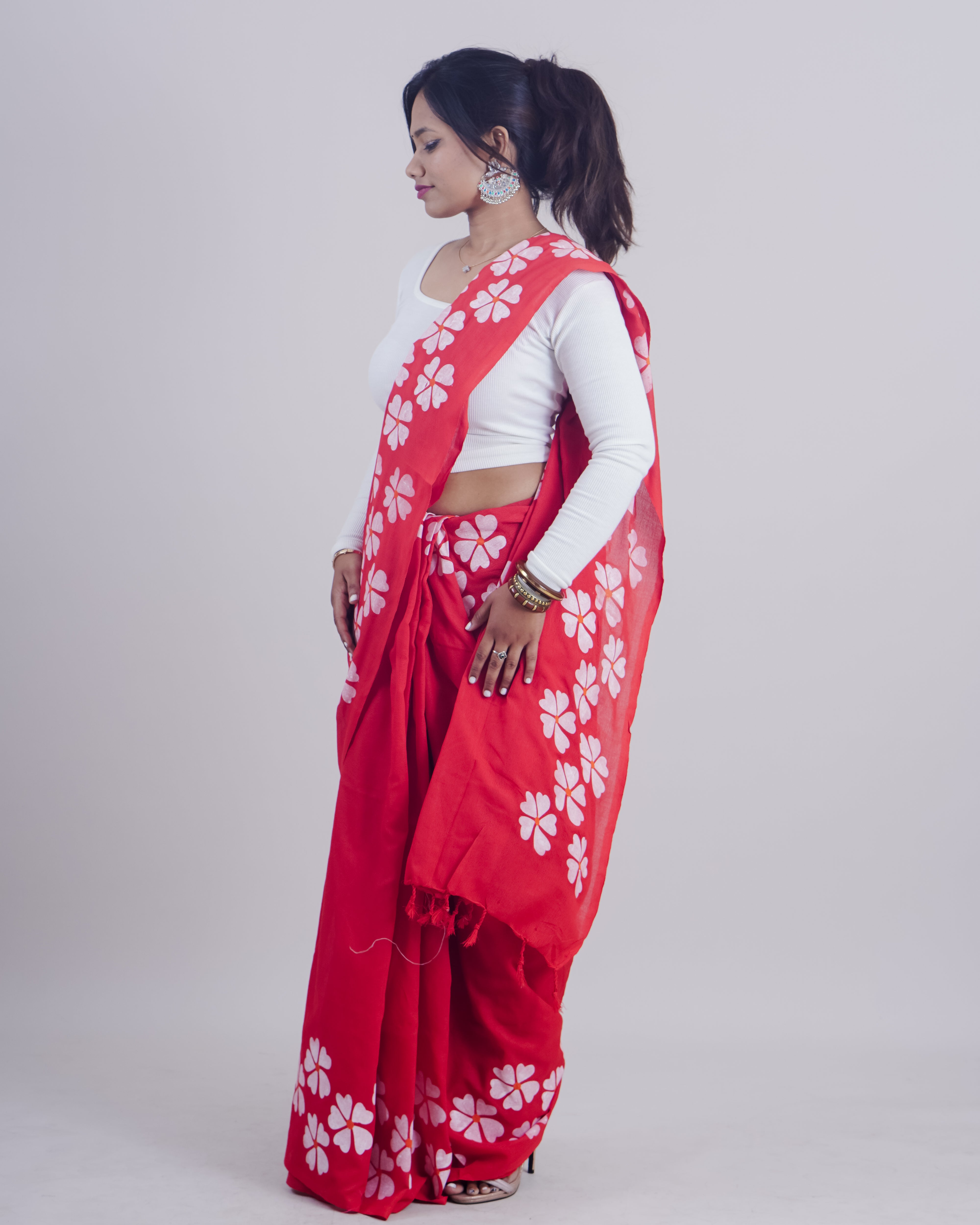 DIVYA RED KHADI