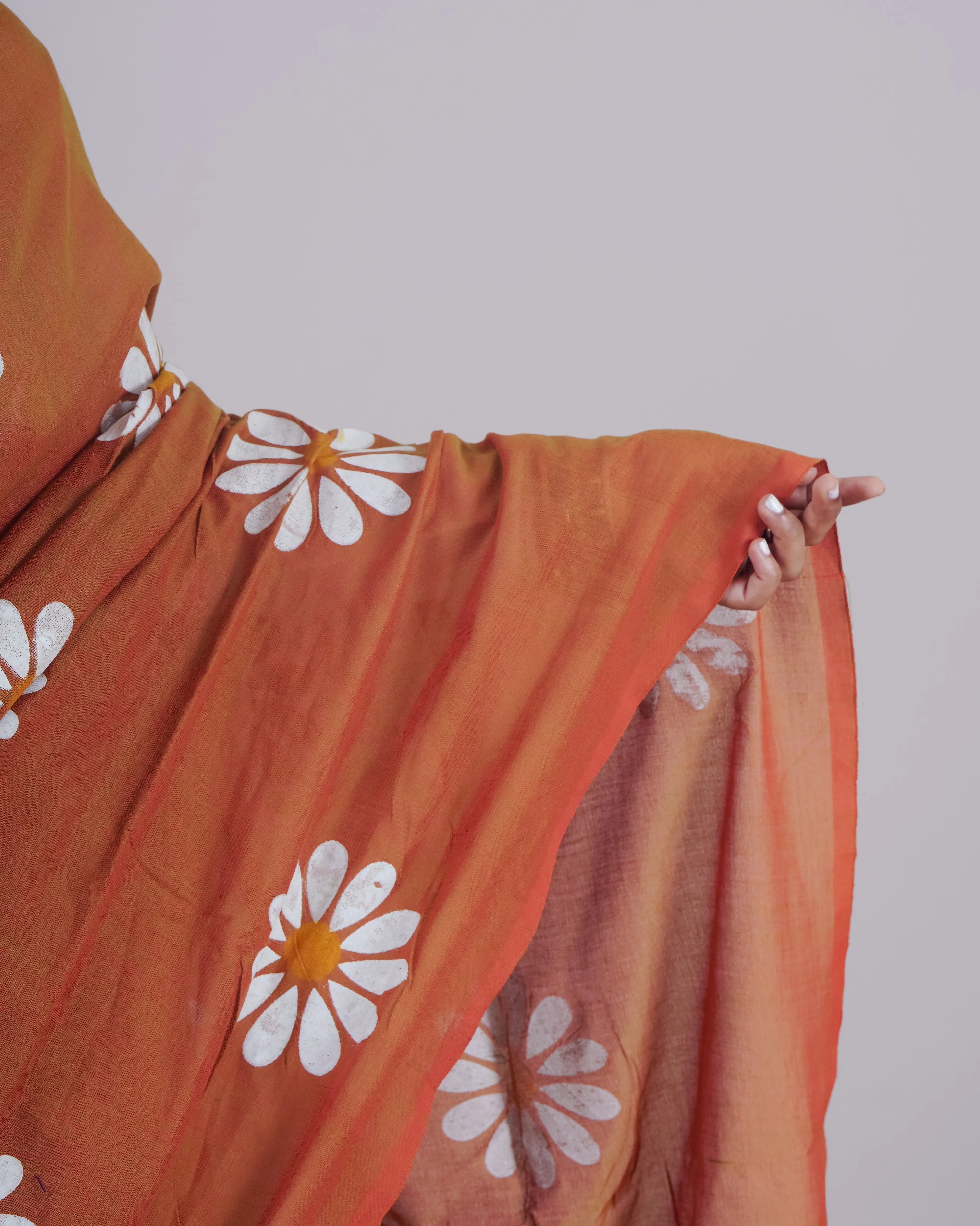 Divya Brown Khadi Saree