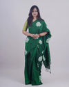 Janani Green Khadi Saree