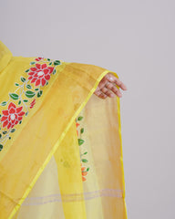 GEETHIKA YELLOW KHADI