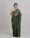 Smitha Green Khadi Saree