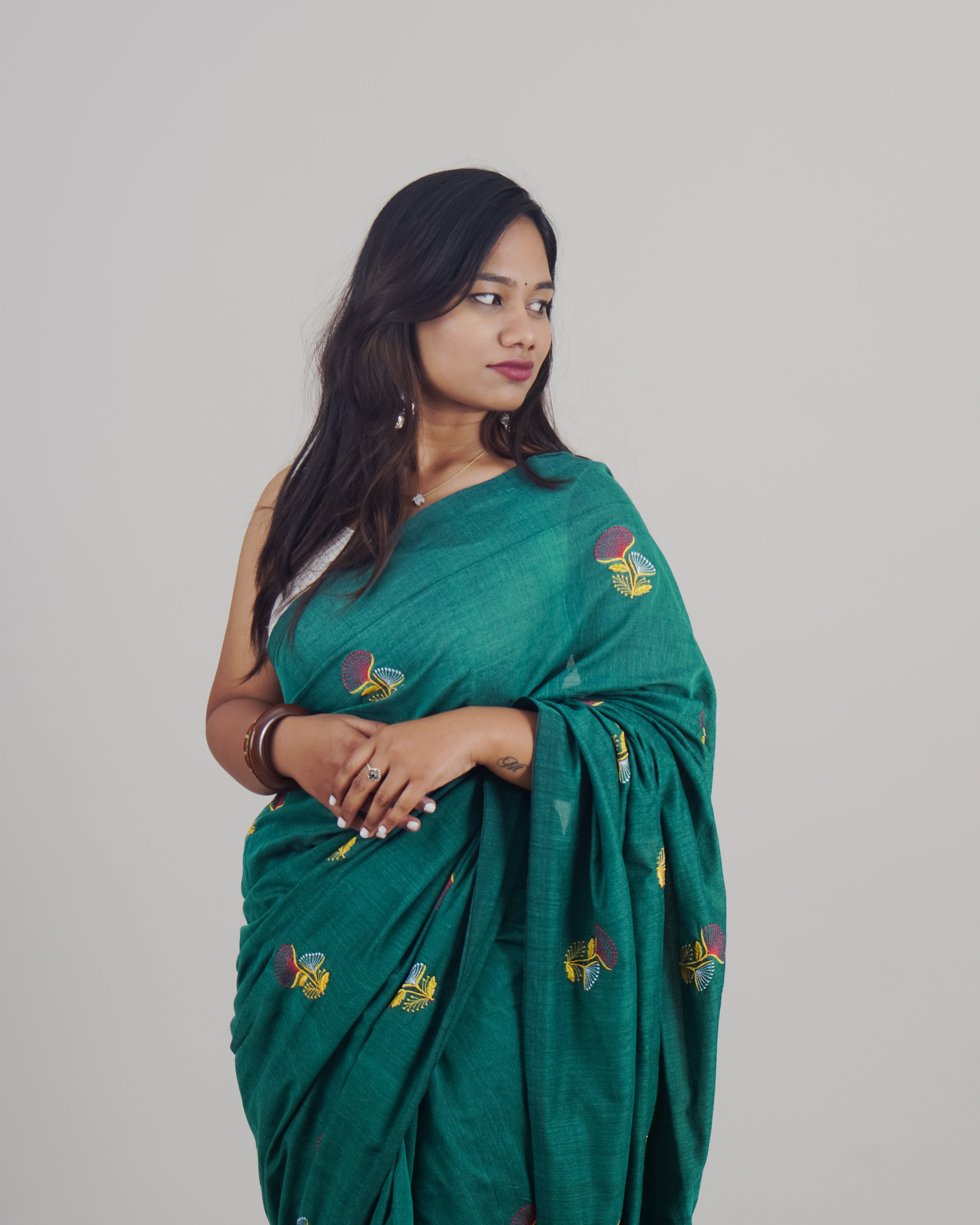 BINDU SEAGREEN KHADI